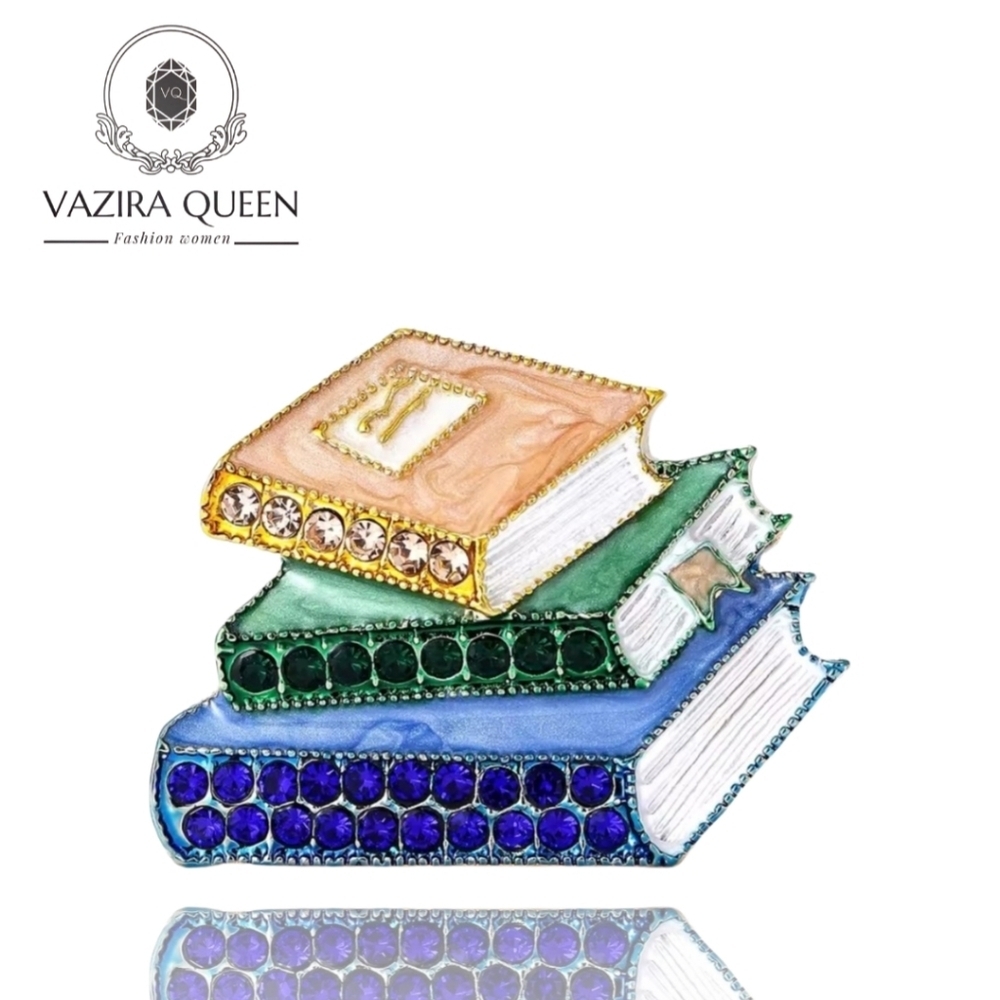 VQ Books Brooch